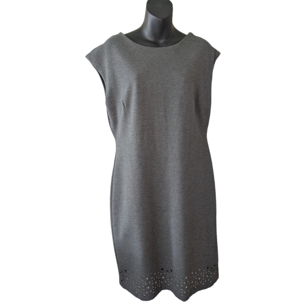 Banana Republic Sheath Dress With Laser Cutout Hem Size 12P NWT